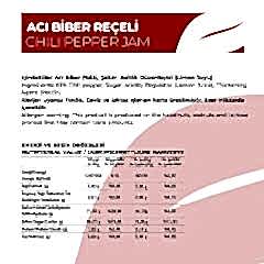 Antalya Reçelcisi Acı Biber Reçeli 290g Gurme Serisi