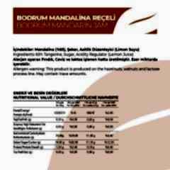 Antalya Reçelcisi Bodrum Mandalina 290g Gurme Serisi