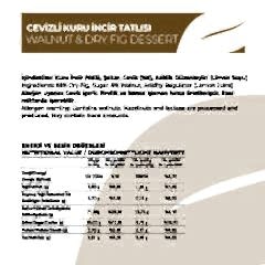 Antalya Reçelcisi Cevizli Kuru İncir Tatlısı 290g Gurme Serisi
