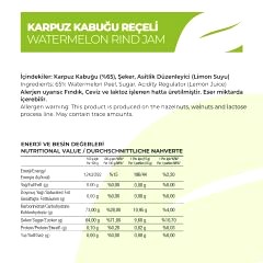 Antalya Reçelcisi Karpuz Kabuğu Reçeli 290g Gurme Serisi