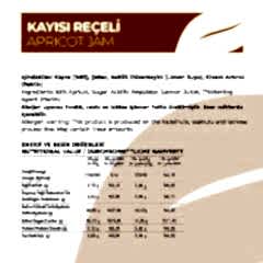 Antalya Reçelcisi Kayısı Reçeli 290g Gurme Serisi