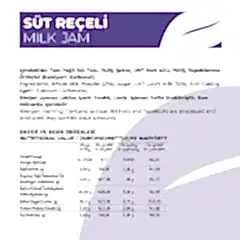 Antalya Reçelcisi Süt Reçeli 290g Gurme Serisi