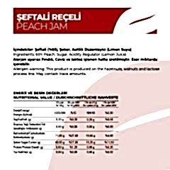 Antalya Reçelcisi Şeftali Reçeli 290g Gurme Serisi
