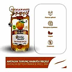 Antalya Reçelcisi Turunç Kabuğu Reçeli 290g Gurme Serisi