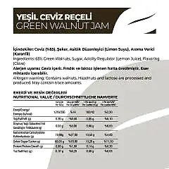 Antalya Reçelcisi Yeşil Ceviz Reçeli 290g Gurme Serisi