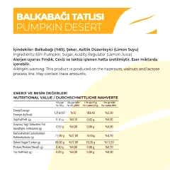 Antalya Reçelcisi Balkabağı Tatlısı 290g Gurme Serisi