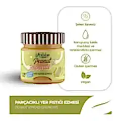 Antalya Reçelcisi 225g Sürülebilir Parçacıklı Yer Fıstığı Ezmesi