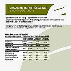Antalya Reçelcisi 225g Sürülebilir Parçacıklı Yer Fıstığı Ezmesi